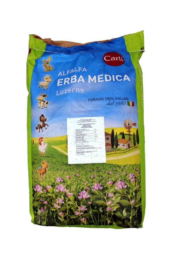 Italian Alfalfa (6mm pellets) - 25 kg for sale worldwide - Global Equine Marketplace Italian Alfalfa (6mm pellets) - 25 kg for sale worldwide - Global Equine Marketplace